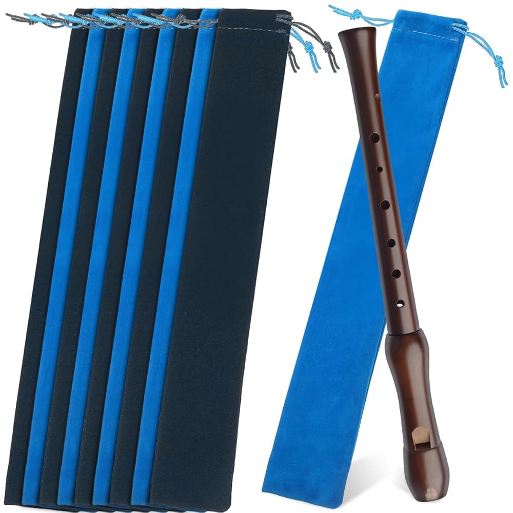 VICASKY 10PCS 레코더 가방 플루트 보관 케이스 수직 경량 음악 악기 커버 - 상품 이미지