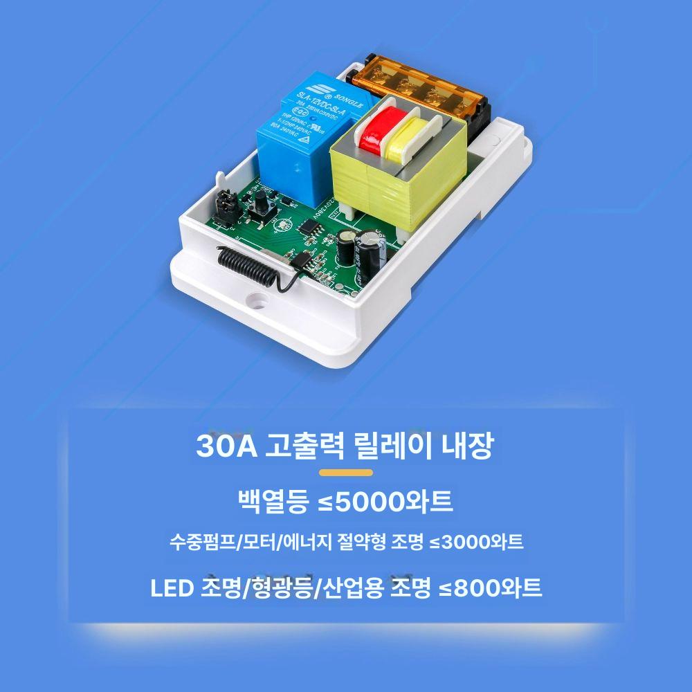 산업용 무선 원격제어 호이스트 크레인 조종기 송수신 리모컨 스위치 장비 - 상세 이미지 4