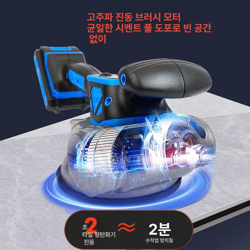 타일기계 진동기 벽돌 도구 공구 전기 작업 한손 레벨링 흡입기 바닥포장 이미지 6