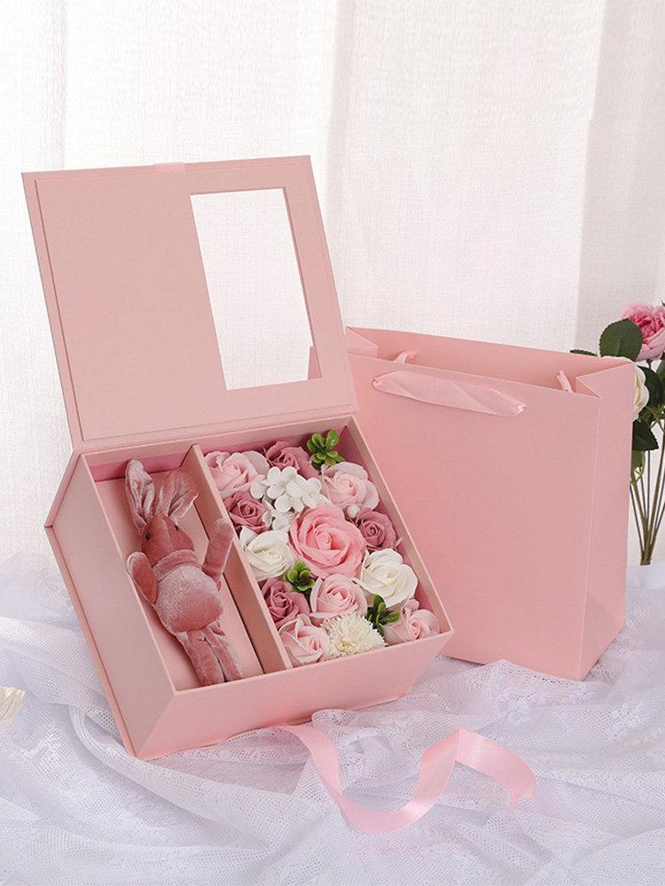 용돈박스 비누꽃 플라워박스 어버이날 현금 생신 환갑 명절 선물 - 상세 이미지 2