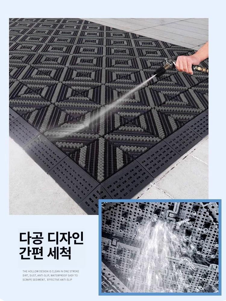 업소용 현관매트 미끄럼방지 건물 출입구 상가 사무실 먼지 흙 제거 외부용 - 상세 이미지 4