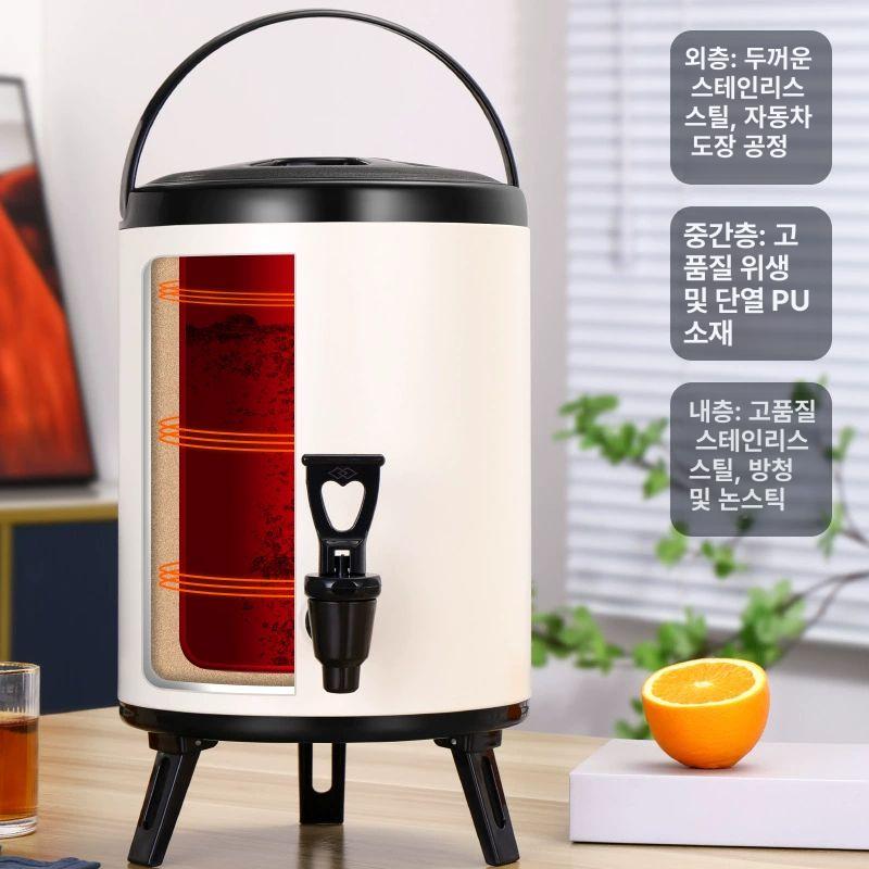 대용량 업소용보온통 캠핑 보냉 물통 보온보냉겸용 스텐레스 - 상세 이미지 4