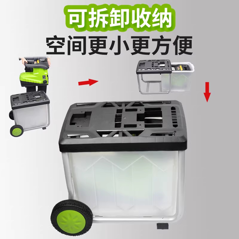 나뭇가지 파쇄기 잔가지 목재 톱밥 볏집 건초 절단기 2400W - 상세 이미지 3