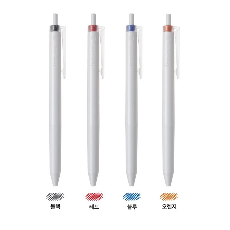 0.4mm 볼펜 3색 1세트 부드러운 필기 쥬스플러스 초극세 펜촉 A세트 - 상세 이미지 5