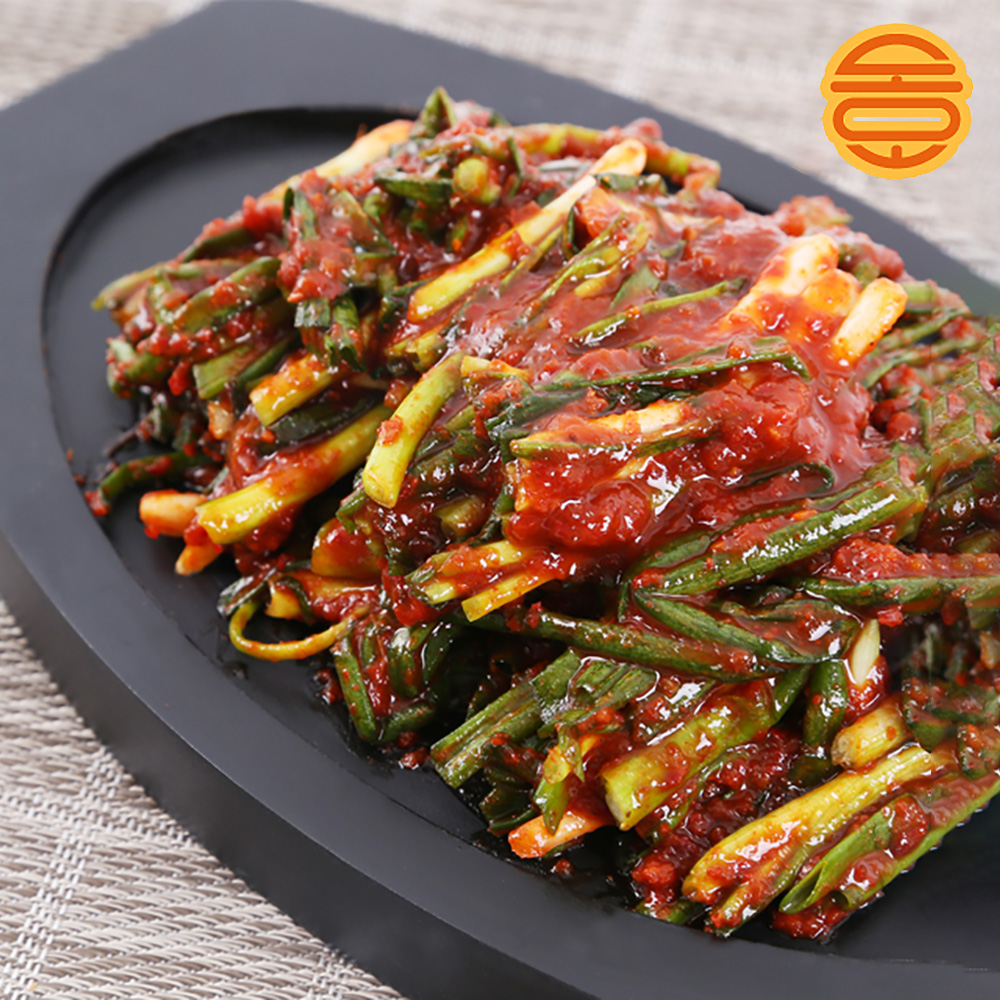 HACCP 국내산 강원도 청정 쪽파 동호 파김치 1kg - 상품 이미지