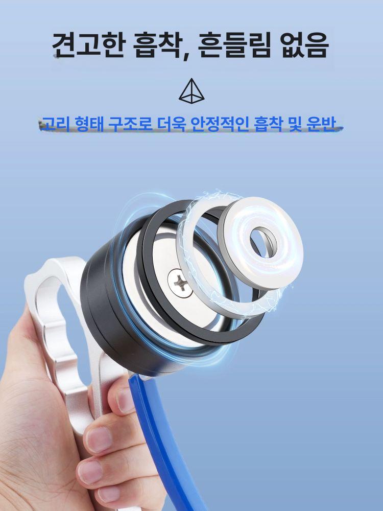 강력 자석 흡착 철판 리프팅 호이스트 건설용 거치대 집게 도구 - 상세 이미지 3