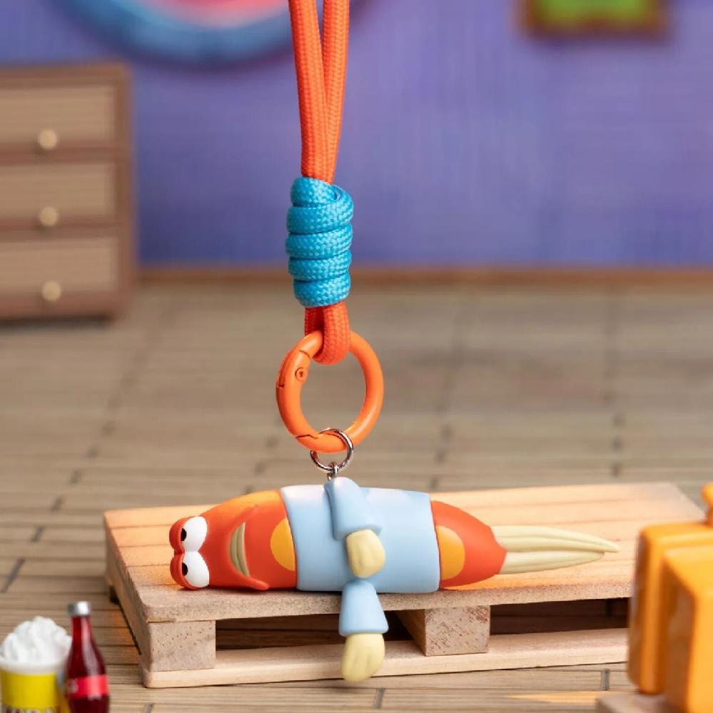 스폰지밥 비키니시티 주민 시민 도둑 피쉬 미니 키링 랜덤박스 가챠 확정 구매 5cm - 상세 이미지 4
