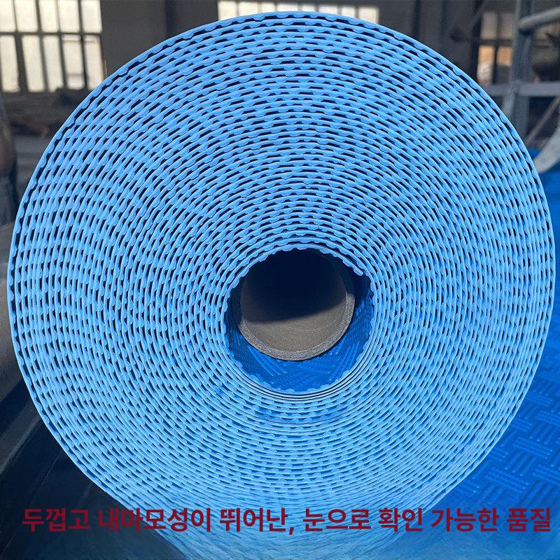 욕실 논슬립 매트 육각형 무늬 빨강색 주방 고무 바닥 깔개 방수 논슬립 장판 - 상세 이미지 4