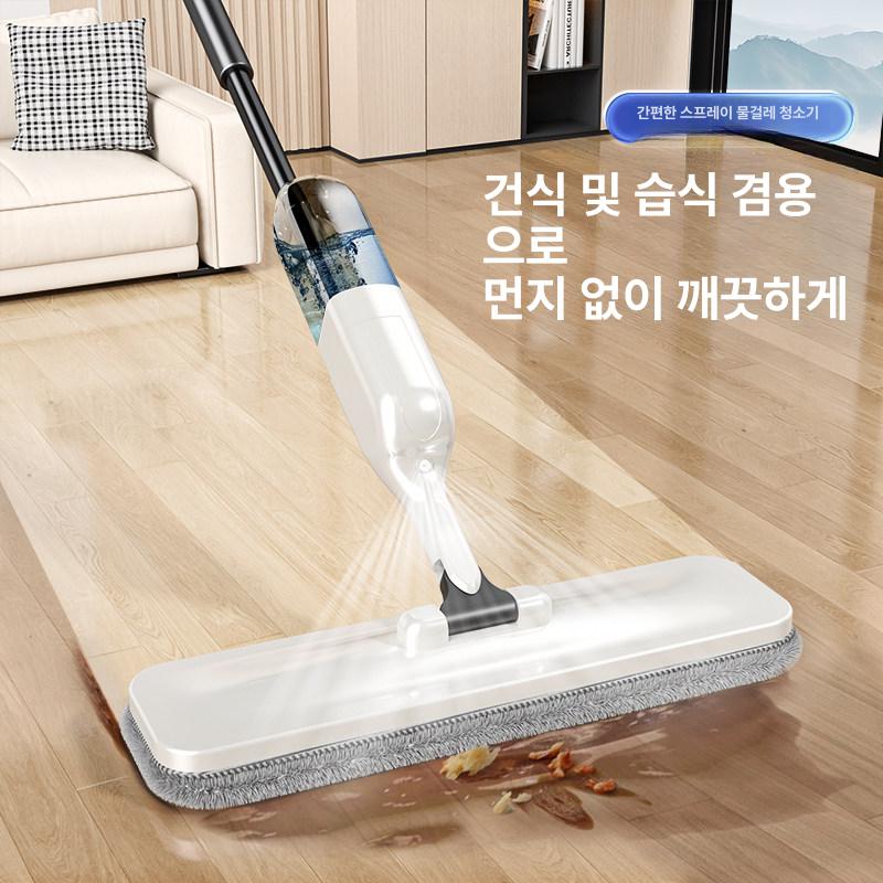 극세사 물걸레 패드 양면 회전식 막대 바닥 청소용품 부직포 빠른 물기제거 - 상세 이미지 4