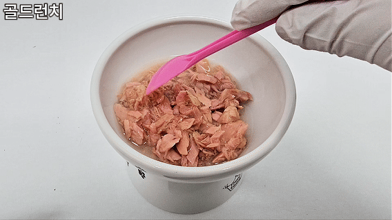 프리미엄 골드런치 캔 고양이 습식 캔 간식 치어+참치, 80g, 24개 - 상세 이미지 4