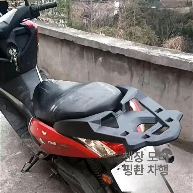 오토바이 뒷좌석 캐리어 랙 튜닝 스쿠터 짐대 후방 슬라이드 거치대 적재함 - 상세 이미지 4