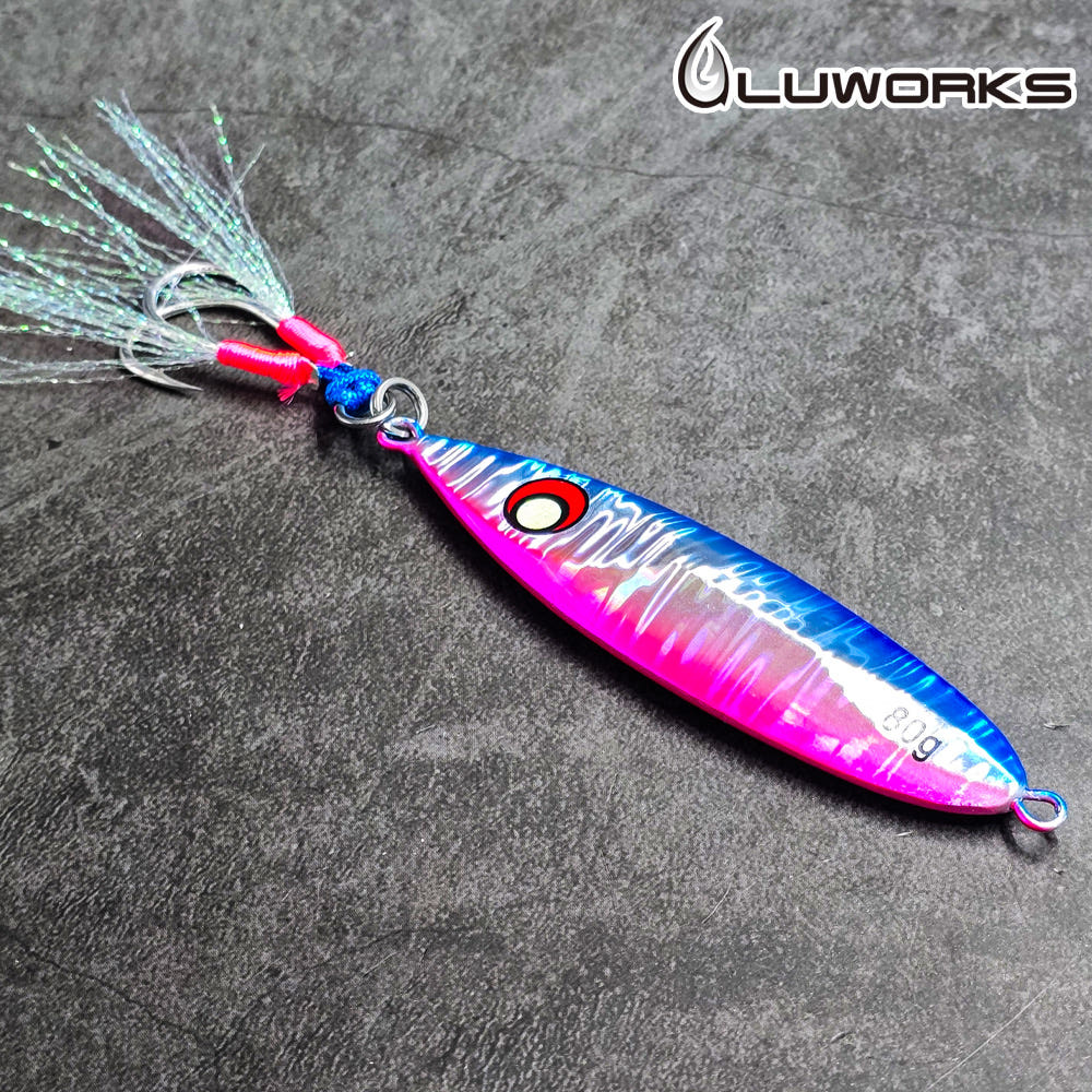 루웍스 LWJ-118 라르고 슬로우지그 참돔 갈치 농어 타이지깅 메탈지그 80g - 상세 이미지 4