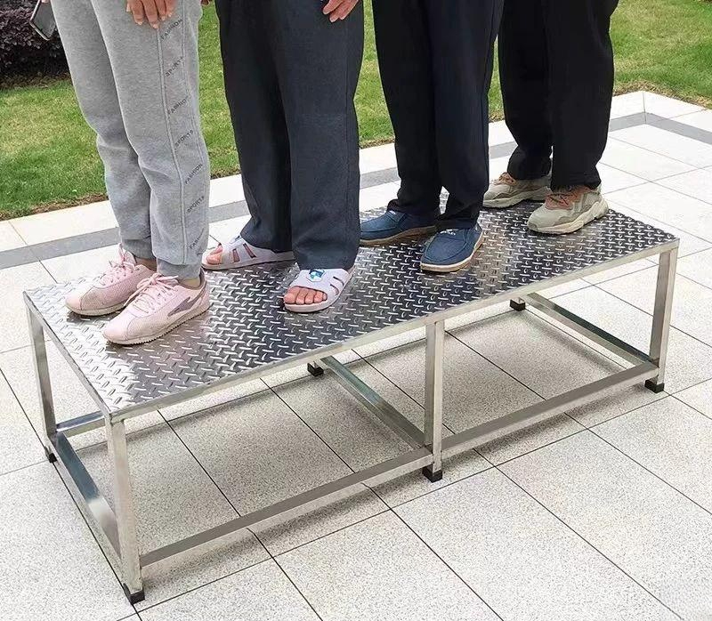 화물차 작업용 이동식 안전발판 미끄럼방지 스텝 보조 계단식 스툴 탈부착 - 상품 이미지