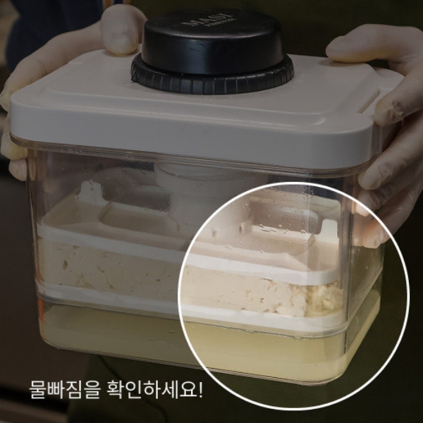 야채짤순이 두부 오이장아찌 물기제거 탈수기 대용량 유청분리기 - 상세 이미지 4