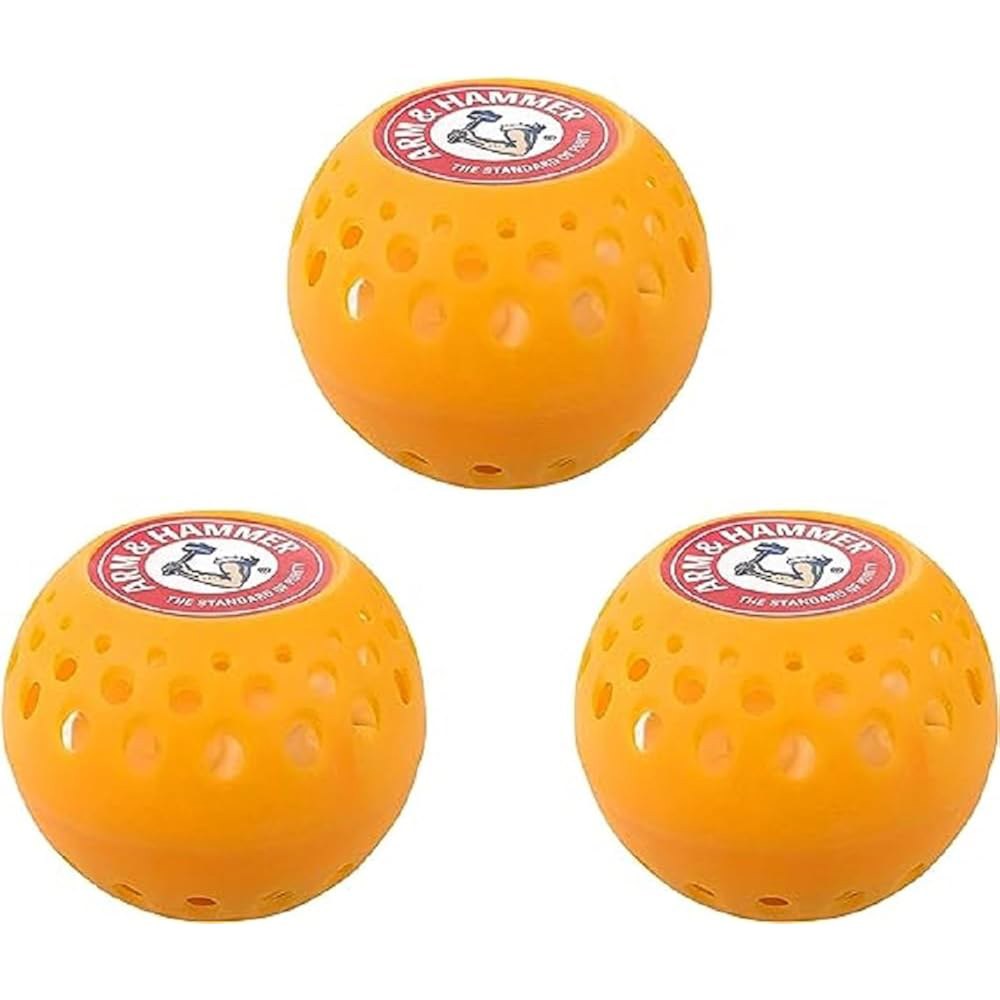 Arm & Hammer OrderBusterz 냄새 제거 볼, 깨끗한 버스트, 옷장, 서랍, 햄퍼 및 작은 공간을 위한 3 카운트 u2013 베이킹 소다 제어 - 상품 이미지
