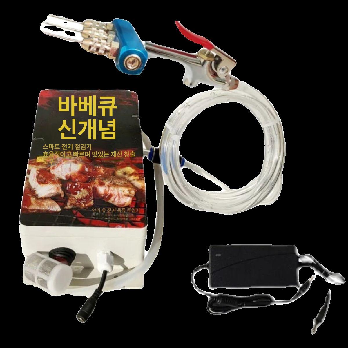 인젝션 육가공 숙성기 치킨 바비큐 주사기 염지 양념 조미료 자동 - 상세 이미지 4
