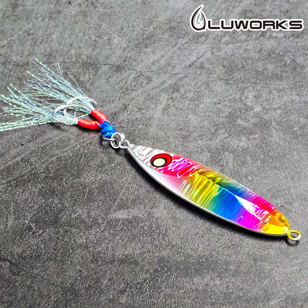 루웍스 LWJ-118 라르고 슬로우지그 참돔 갈치 농어 타이지깅 메탈지그 80g 이미지 6