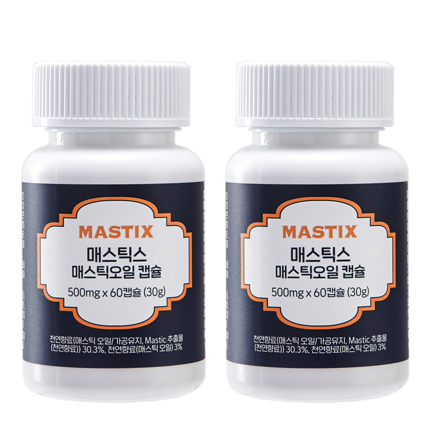 매스틱스 매스틱 오일 60캡슐, 2개