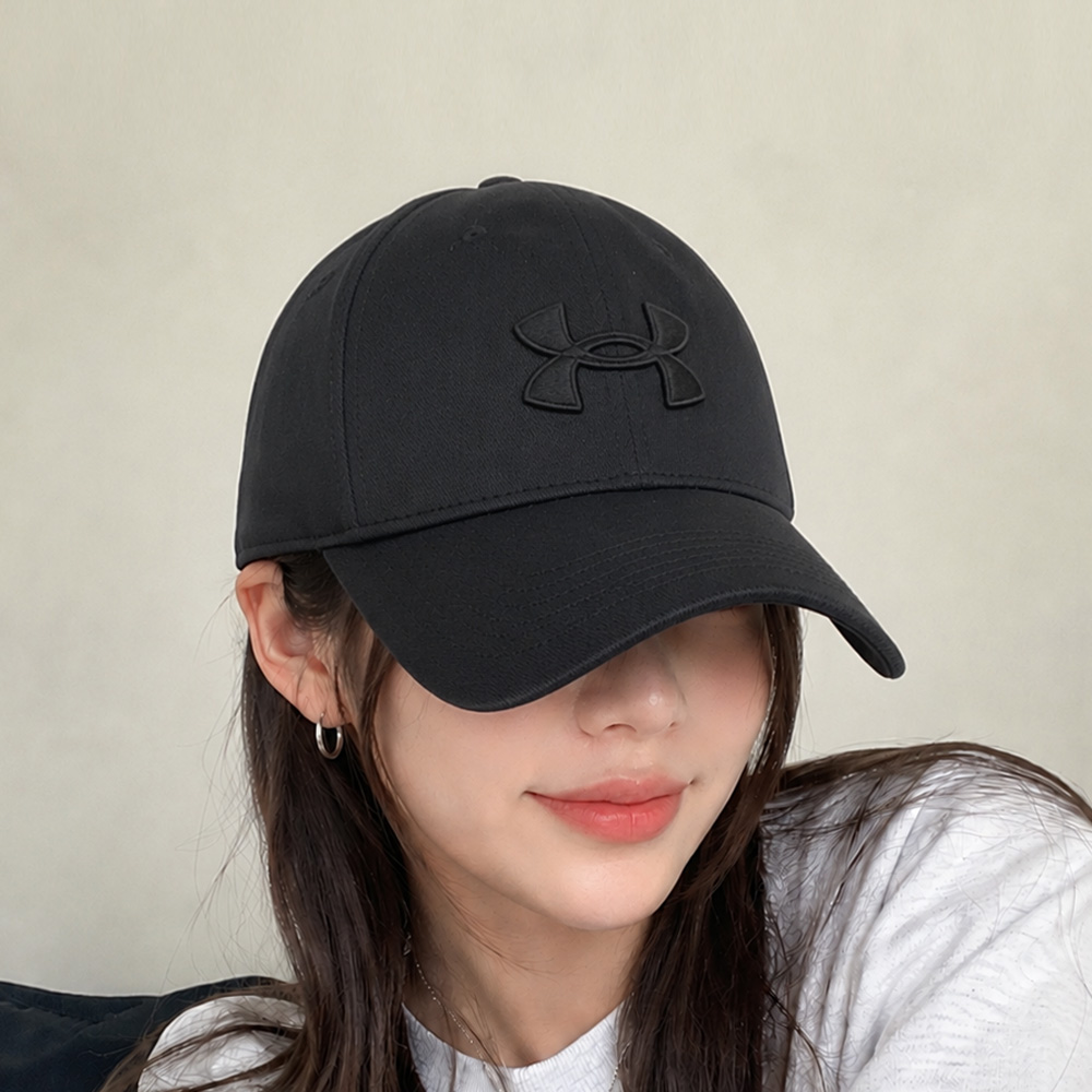 언더아머 모자 블리칭 볼캡 블랙 1376700-002 - 상세 이미지 3