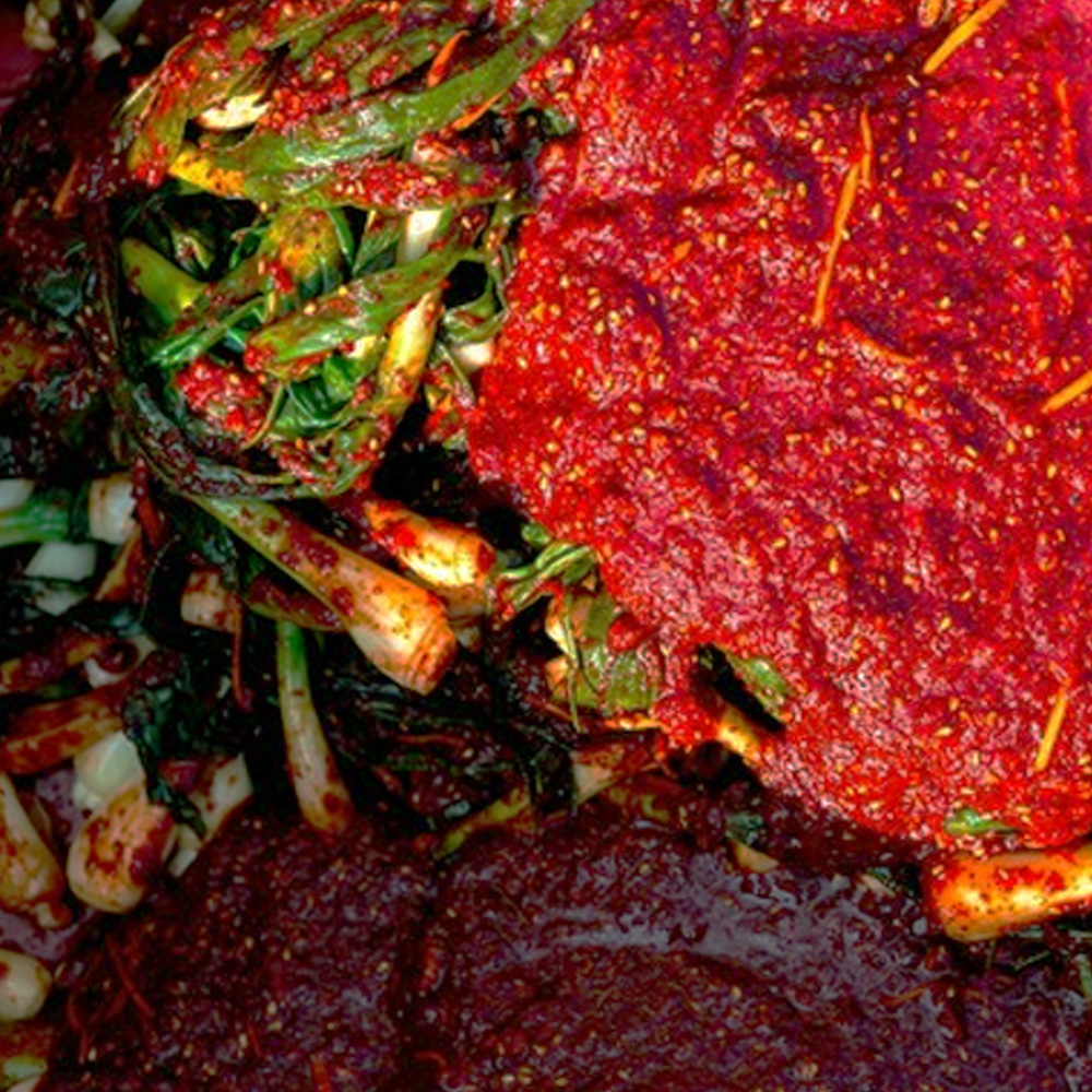 HACCP 국내산 강원도 청정 쪽파 동호 파김치 1kg - 상세 이미지 4