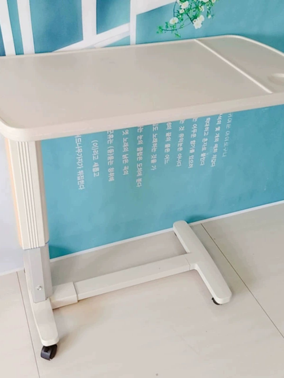 이동식 병원침대 사이드테이블 베드 병실 유압 사이드레일 병상 - 상세 이미지 5