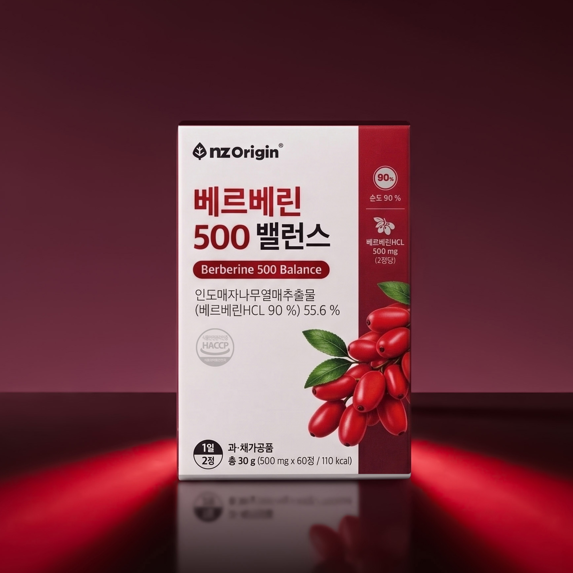 엔젯오리진 베르베린 500 밸런스 매자나무열매추출물 60정, 5개 - 상세 이미지 2