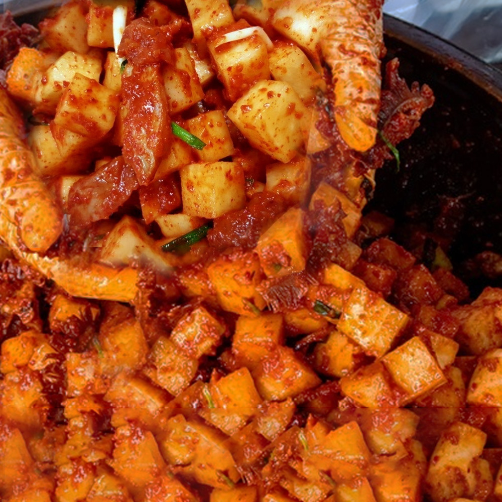 동호식품 아삭한 식감 단백하고 시원한 맛 명태 깍두기 2kg - 상세 이미지 2