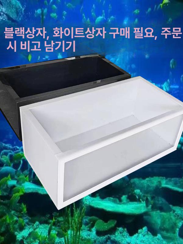 거북이 아쿠아리움 투명 사육장 파충류 테라리움 배수 시스템 쉼터 서식지 탱크 - 상세 이미지 4