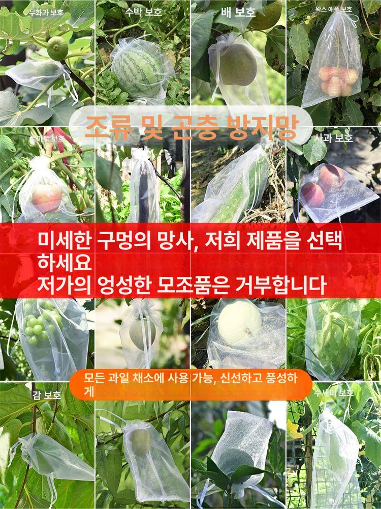농업용 조류 방지 그물망 채소 곤충 차단 낙하방지망 정원 방충 보호망 - 상세 이미지 2