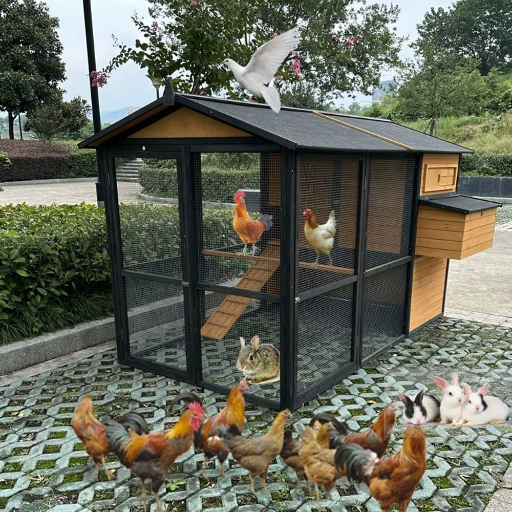 울타리 사육장 대형 격리 반려묘 토끼 철장 반려동물 고양이철망 펜스 하우스 우리 - 상세 이미지 2