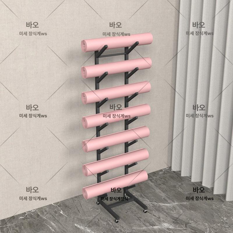 벽걸이 거치대 요가매트 정리대 행거 보관랙 보관함 지지대 수납랙 수납함 - 상세 이미지 3