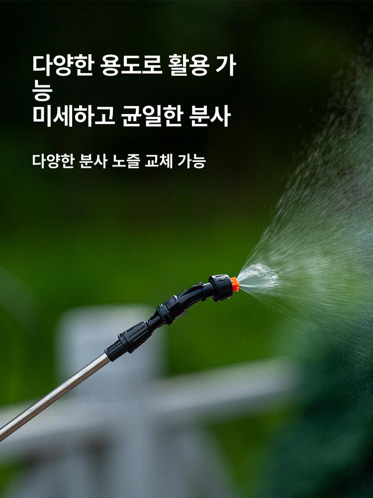살포기 농약분무기 고압 원예 농업용 분사기 동력 소독 모터 엔진분무기 고성능 - 상세 이미지 4