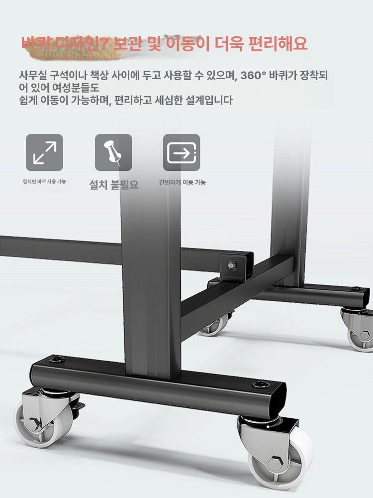 간병인 침대 폴딩 간이 보조 보호자 접는 간병인침대 캠핑 좁은공간 병실 - 상세 이미지 4