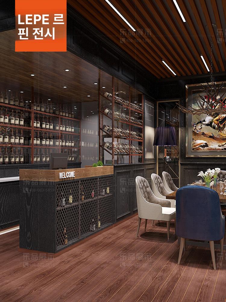 원형 와인 진열대 업소용 매장 쇼케이스 거치대 샴페인 레드와인 전문점 판매용 냉장 보관 이미지 6