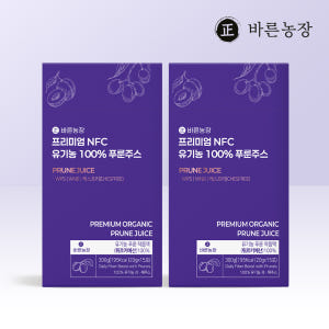 바른농장 유기농 NFC 푸룬주스 15포, 2개 맛있게 먹은 솔직 후기 - 상품 이미지 1