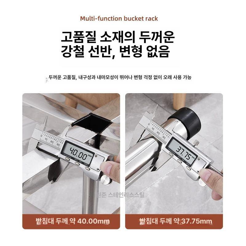 국통 운반카 소쿠리 카트 스텐 육수통 급식 배식 이동 대형 스테인레스 업소용 - 상세 이미지 3