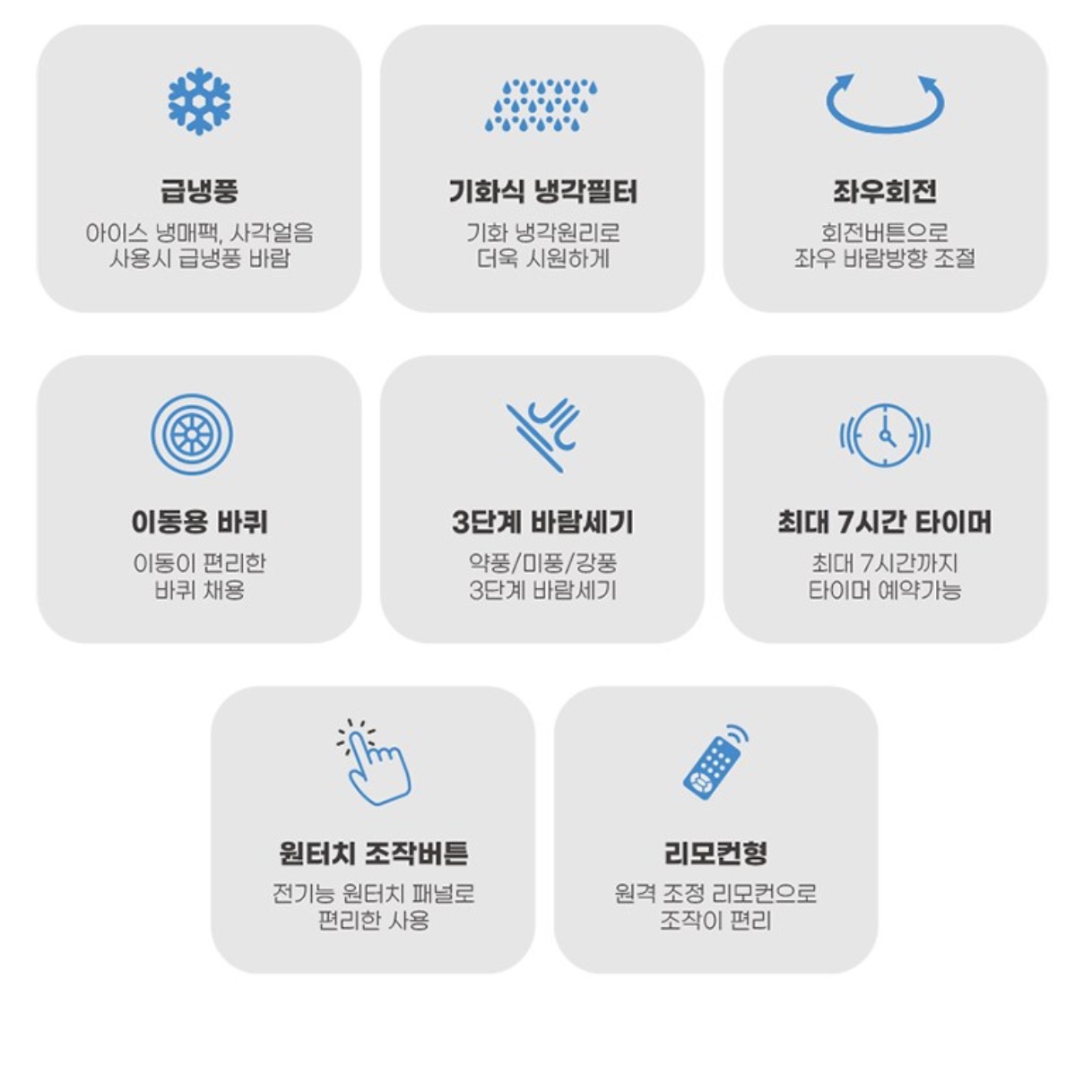 가정용 냉방기 주방 냉풍기 화장실 냉풍기 아기방 냉풍기 사무실 냉방기 - 상세 이미지 2