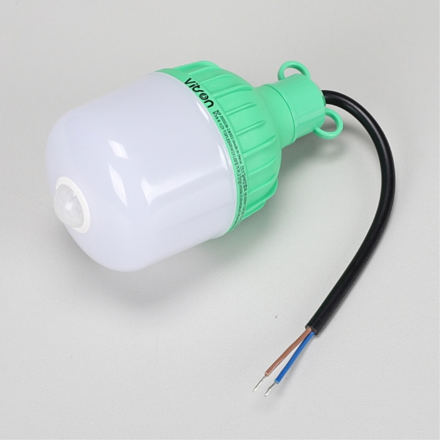 LED 벌브 전구 전선일체형 20W 센서 주광색 현장 줄조명 가설 작업등 비츠온 - 상세 이미지 3