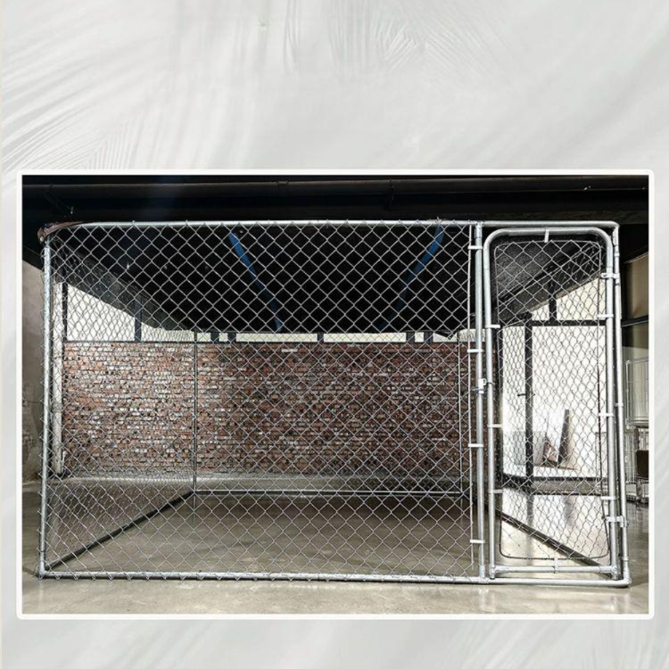 대형 울타리 강아지 펜스 철제 철망 케이지 야외 2.5M x 1.5M x 1.8M 초대형 XL - 초대형 - 상품 이미지