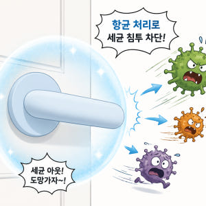 100% 국산 뉴앙팡 방문손잡이 파스텔색상 미니 안전 도어락 솔직 후기 | 실제 배치 사진 포함 - 상품 이미지 2