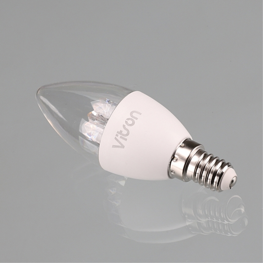 LED 촛대구 전구 CL1 5W E14 투명 전구색 매장 카페 줄조명 램프 비츠온 - 상세 이미지 4