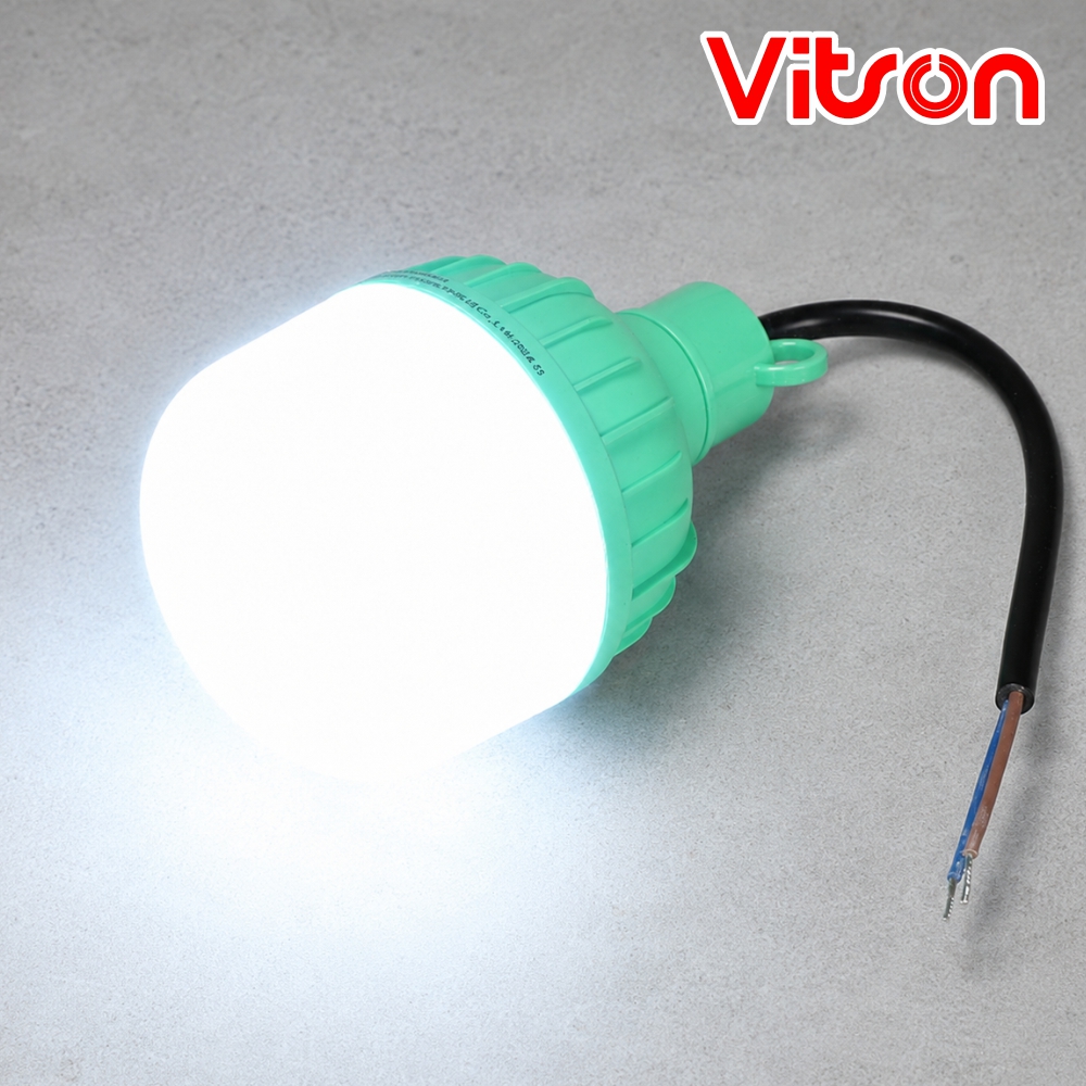 LED 벌브 전구 전선일체형 20W 주광색 현장 카페 줄조명 가설 작업등 비츠온 - 상품 이미지