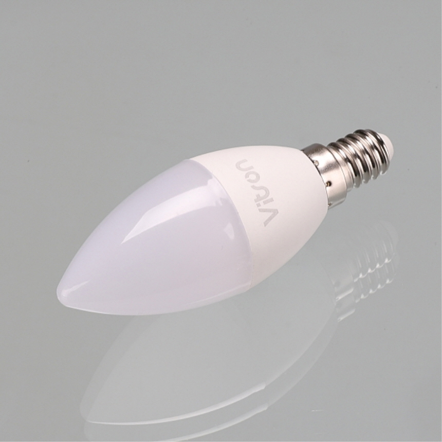 LED 촛대구 전구 LF1 5W E14 불투명 전구색 매장 카페 줄조명 램프 비츠온 - 상세 이미지 2