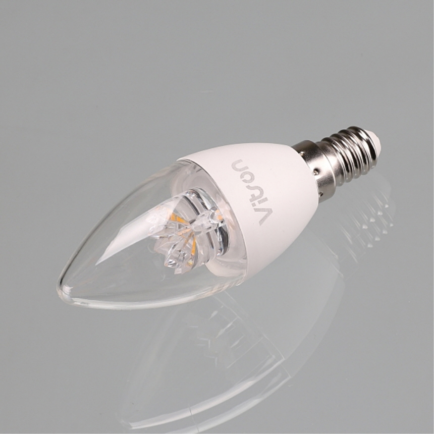 LED 촛대구 전구 CL1 5W E14 투명 전구색 매장 카페 줄조명 램프 비츠온 - 상세 이미지 3