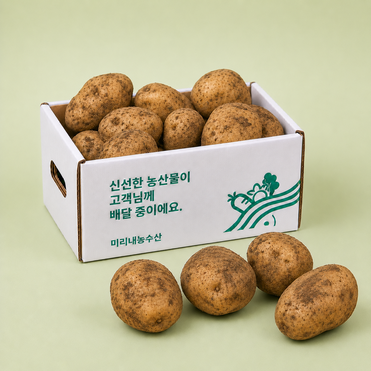 햇 감자 수미 감자 10kg 강원도 국내산 - 상품 이미지