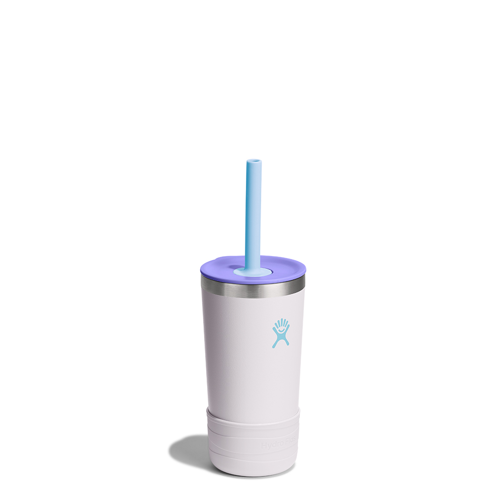 하이드로 플라스크 12온즈 354ml 키즈 텀블러 스트로캡앤부트 클라우드 핑크 - 상품 이미지