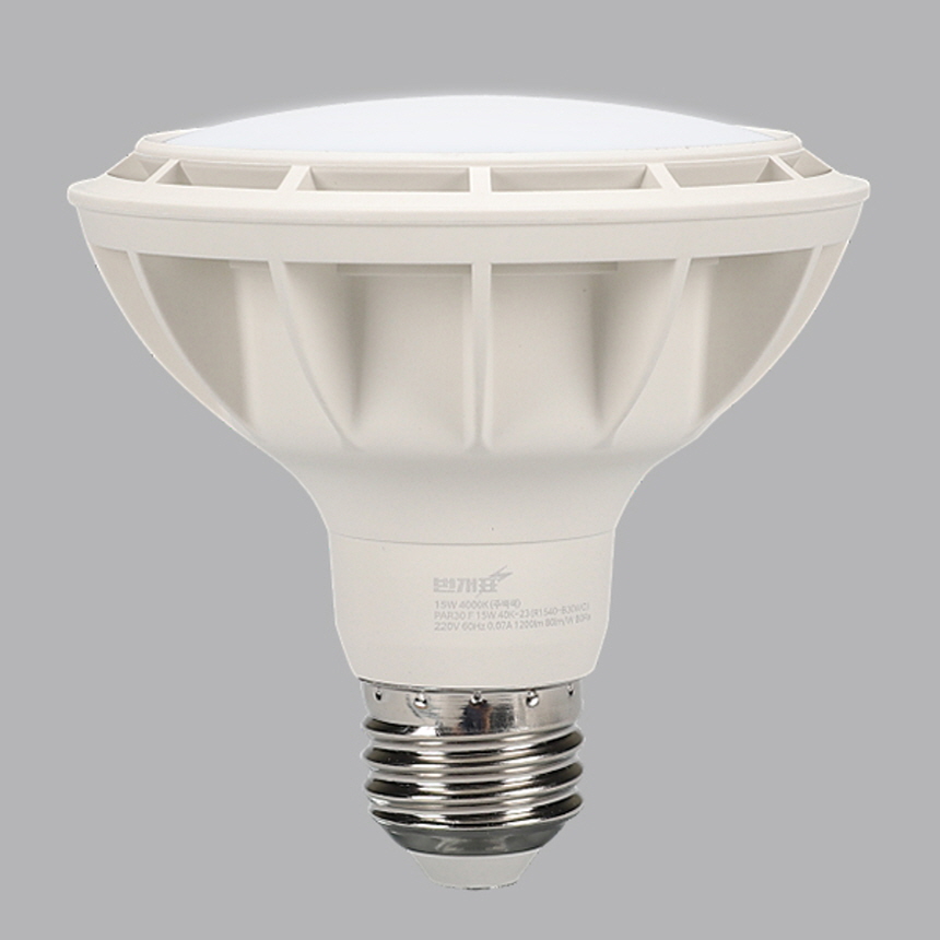LED PAR30 램프 화이트 확산형 15W 주광색 레일 스포트 조명 번개표 - 상세 이미지 4