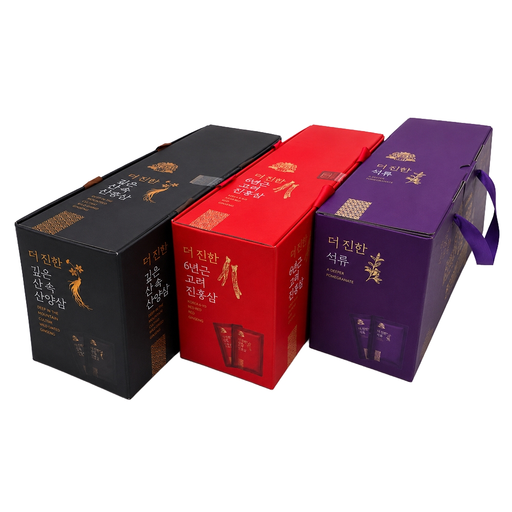 더 진한 산양삼 · 진홍삼 · 석류 70mL x 24포 3종 택1 - 상품 이미지