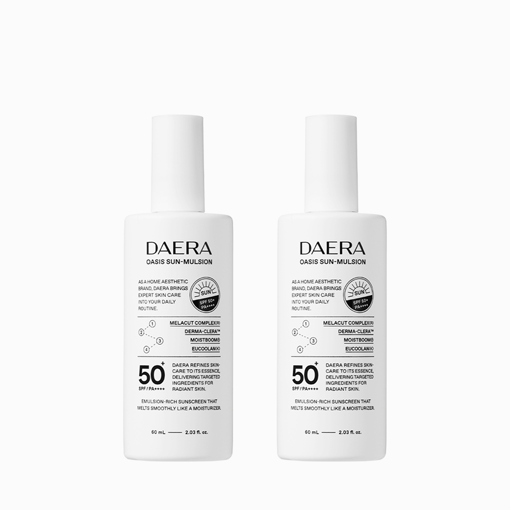 대라 나이아신 오아시스 선멀젼 60ml 2개 SPF50+ PA++++ - 상품 이미지