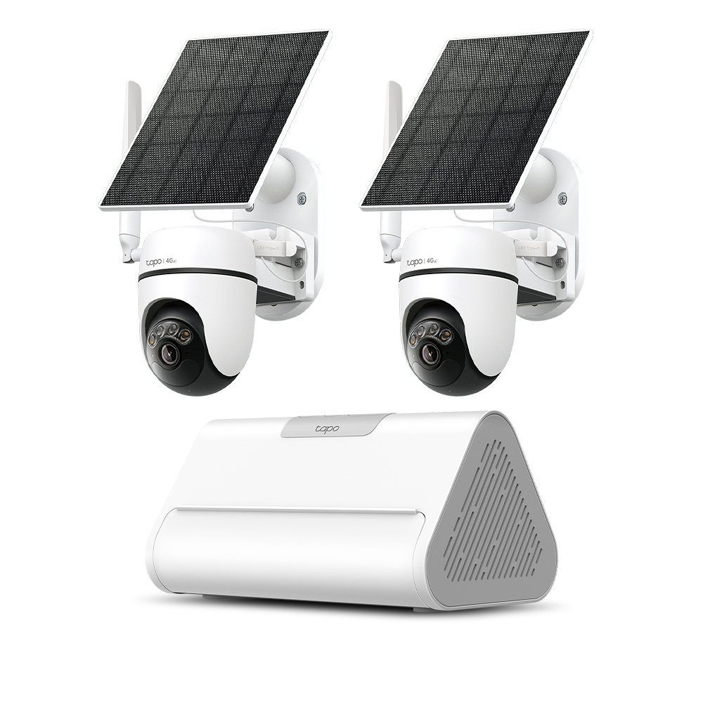 실외 태양광 4G LTE 카메라(Tapo C615G Kit) + 허브(Tapo H500) Set 태양광 충전 회전형 풀컬러 실외용 카메라 CCTV - 상세 이미지 2